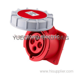 cee industrial flanged socket 16a 32a 63a 125a IP44 IP67