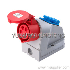 cee industrial socket with schuko ip44 wall mounted socket-COMBO