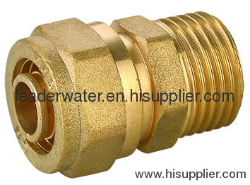 Brass PEX pipe fitting