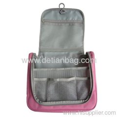 Fashionable custom design hanging toiletry travel bag for women