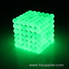 5 mm 216 pcs glowing magnetic ball,buckyball,neocube