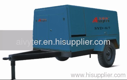 mobile DIESEL DRIVEN SCREW AIR COMPRESSOR