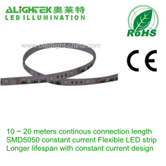 5050 constant current 30pcs LED strip ribbon light 24VDC 12mm white PCB