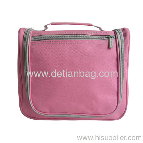 Fashionable custom design hanging toiletry travel bag for women