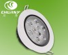 9W Φ138×45mm Aluminum LED Indoor Ceiling Down Light Round