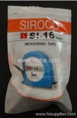 India tpye measuring tape with black white ABS case