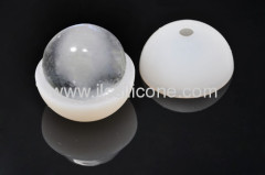 Single silicone ice ball mold in diameter 7.8cm