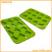 Cheerful christmas tree shape silicone ice maker in 12 cavities