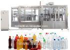 Stainless Steel Carbonated Beverage / Water Filling Machines for PET Round Bottle