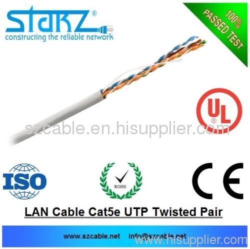 STARZ network lan cable cat5e utp cable pure copper cca twisted 4pairs 1000ft