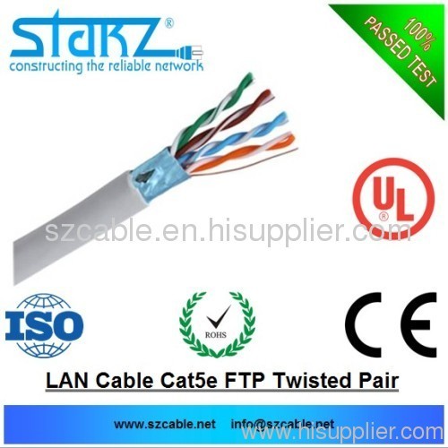 STARZ Cat5e cable network lan cable pure copper cca ul listed pvc lszh 1000ft