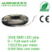600pcs LED SMD 3528 light strip 10mm white PCB DC24V