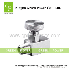 Stainless steel needle valve