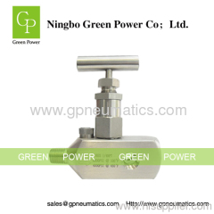 Adjustable flow rate stainless steel valve