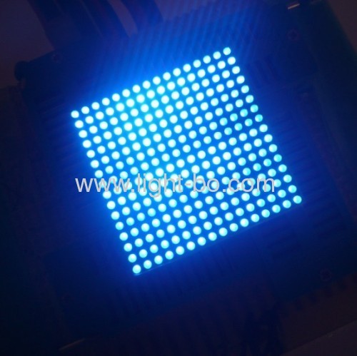 16 x 16 blue dot matrix led display; 16 x 16 led dot matrix display