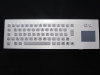 67keys Dust-proof kiosk metal keyboard with touchpad