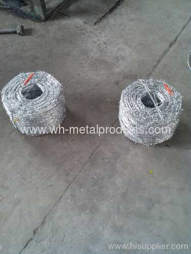 Hot dip galvanized reverse twist barbed wire Heavy galvanized barbed wire