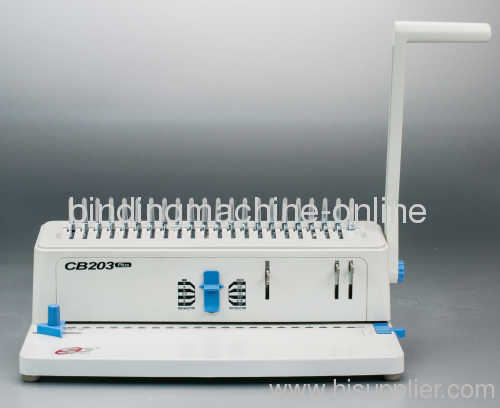 plastic comb binding equipment