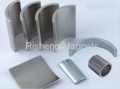 N45SH Grade Sintered Neodymium Arc Shaped Magnets for Wind Turbines Neo Magnets