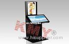 Customized Dual Touch Free Standing Kiosk Terminal With Cash Payment