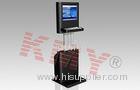Height Adjustable LCD Free Standing Digital Touch Kiosk With Keyboard