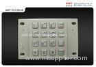 Waterproof Stainlesssteel Kiosk ATM 4 x 4 Keypad With Mumber