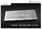 104 Keys Stainless Steel Kiosk Metal Keyboard With Different Language