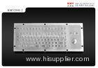 Stainless Steel Mini Kiosk Metal Keyboard With 330mm x 110mm