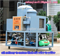 Waste engine oil regeneration system, oil recycling