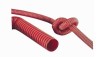 Red silica gel glass fabric hose