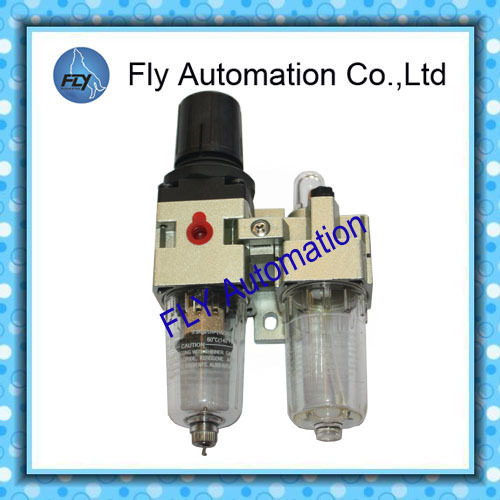 Aluminium Metal SMC Air Filter Regulator and Lubricator AC2010-02