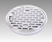 Brass Chrome Plated French Drain with Clean Out