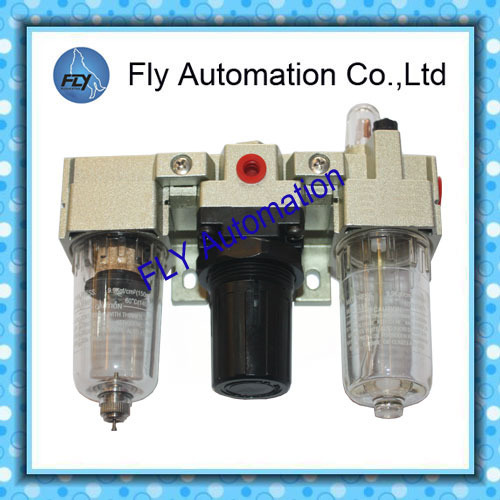Plastic Guard SMC Air Filter Regulator Lubricator AC2000-02