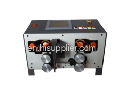 Wire cutting and stripping machine