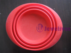 Food safe Silicone Pocket bowl collapsible folding bowl for travel ,camping