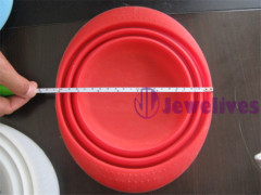 Food safe Silicone Pocket bowl collapsible folding bowl for travel ,camping