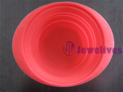 Food safe Silicone Pocket bowl collapsible folding bowl for travel ,camping
