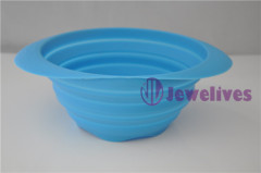 Food safe foldable silicone pot