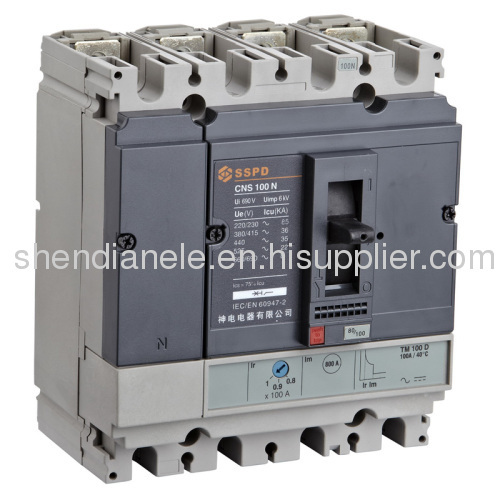CNS100/4P Moulded Case Circuit Breaker(MCCB)