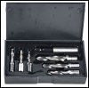 7pcs single pass combination drill and tap set size: M3,M4,M5,M6,M8,M10