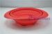 Food safe silicone folding basket