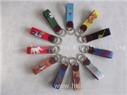Handmade Needlepoint Key Chains Leather Key Fob for Promotion