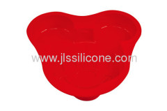 Micky mouse silicone muffin and jelly mold in candy color