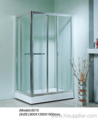 Free standing shower enclosure