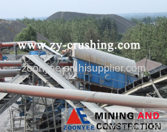 Aggregate production line for highway building