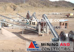 Gravel sand making production line