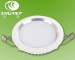 Round White Silvery Brim Recessed LED Lights