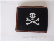 Bi-fold Customized Needlepoint Leather Wallets for Men