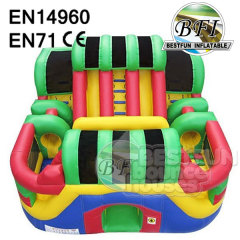 Inflatable Adrenaline Obstacle Course With Big Size