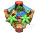 Inflatable Volcano Lagoon Toddler Playground